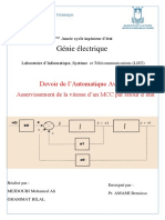 Devoir Automatique PDF