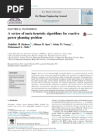 A Review of Meta Heuristic Algorithms For Reactive 2018 Ain Shams Engineeri