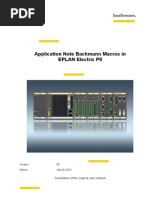 En Application Note EPLAN Macros V05