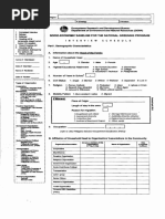 Socio Economic Questionnaire