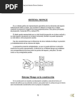 Sistema Monge en Dibujo Tecnico y Arquitectura