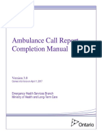 Ambulance Call Report Completion Manual V 3.0 Final