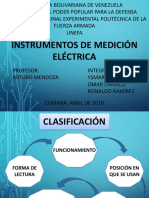 Instrumentos de Medición Electrica