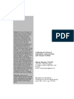 Abstract. The Aim of This Paper Is To: Corporate Finance Theories. Challenges and Trajectories