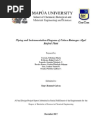 Piping and Instrumentation CONTROLS