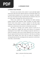 1.1 Wireless Sensor Networks