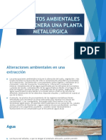 Impactos Ambientales Que Genera Una Planta Metalúrgica