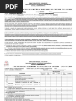 Control Cuadro de Auxiliar de Catedra Evaluación