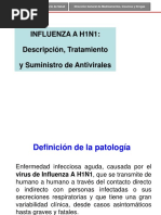 Influenza A H1N1: Descripción, Tratamiento y Suministro de Antivirales