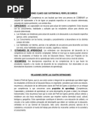 Definiciones Claves Que Sustentan El Perfil de Egreso