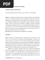 Checklist of The Larger Basidiomycetes in Bulgaria