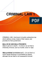 Criminal Law 1