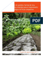 Cuadernillo No11 Aplicación de Quelatos, Harinas de Roca, Fosfitos y Caldos Minerales para El Mejoramiento Agroecológico de Fincas Campesinas