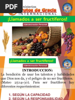 1.-Llamados A Ser Fructiferos