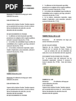 Clasificacion de Timbres Notariales