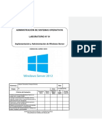 Lab 01 - Implementación y Administración de Windows Server