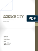 Science City: Hassan Jaseem KM, S9 B.Arch Thesis Topic