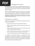 Presupuesto de Efectivo SEM 11