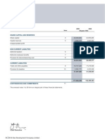 Balance Sheet