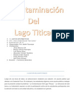 Contaminacion Del Lago Titicaca