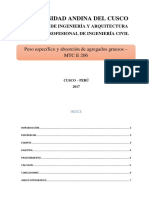 Informe Peso Especifico