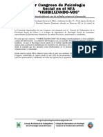 Modalidad de Participacion y Presentacion de Trabajos