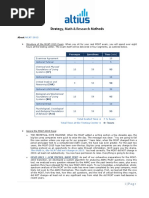 Altius Strategy Math Research Method