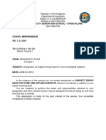 School Memo For Designation2018 - 2019