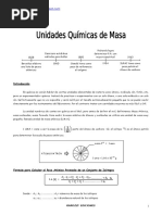 Unidades Químicas de Masa Con Karozzi