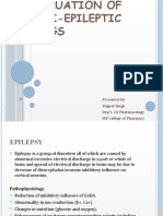 Evaluation of Antiepileptic Drugs