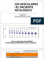 Accesos Vasculares en El Paciente Oncologico