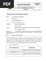 Plan de Implementacion de Seguridad y Señalizacion Vial, y Residuos Solidos.