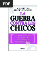 Hoff Sommers Christina - La Guerra Contra Los Chicos