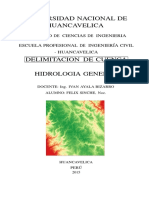 Delimitacion de Cuenca QGIS