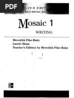 Mosaic 1 Writing Silver Ed