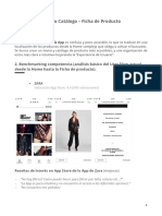Research App Zara (User Flow Catálogo - Producto)