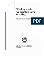 Welding Steels Without Hydrogen Cracking N.bailey F.R.coe T.G.gooch P.H.M.hart N.jenkins R.ja