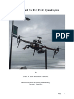 User Manual For DJI F450 Quadcopter: By: Joshua M. Smith & Alexander J. Baldwin