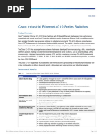 Cisco Industrial Ethernet 4010 Series Switches: Product Overview