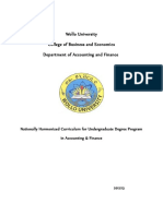 Acct & Finance Harmonized Curriculum 3RD Round Final