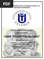 Monografia Tema El Existencialismo