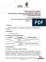 Arq 822 Procedimento Manutencao Corretiva Preventiva