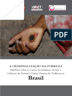 A Criminalização Da Pobreza - Justiça Global (Relatório)