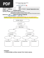 Science 10 Activity Sheet 9