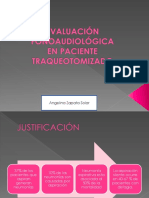 Evaluación e Intervención Fonoaudiólogica en TQT