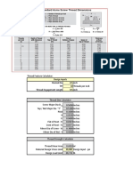 ACME Thread Calculator