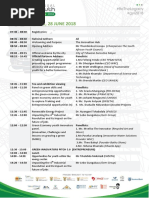 Green Youth Indaba 2018 - Draft Programme