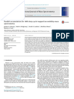 Parallel Accumulation For 100% Duty Cycle Trapped Ion Mobility-Massspectrometr