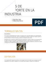 Medios de Trasporte en La Industria Alimentaria