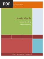 Manejo de Menús